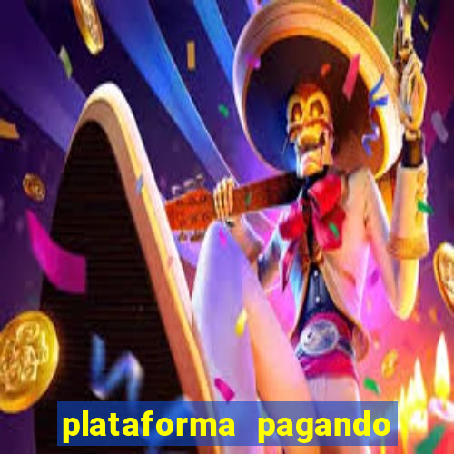 plataforma pagando bem hoje